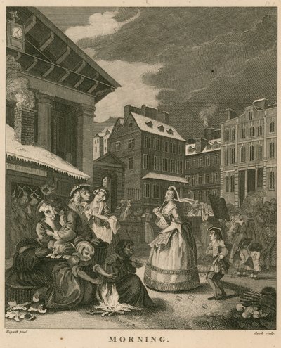 Mattina a Covent Garden, Londra da William Hogarth