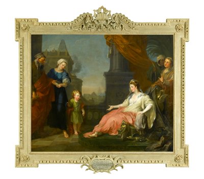 Mosè portato davanti alla figlia del Faraone, 1746 da William Hogarth