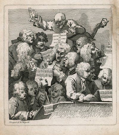 Musicisti da William Hogarth