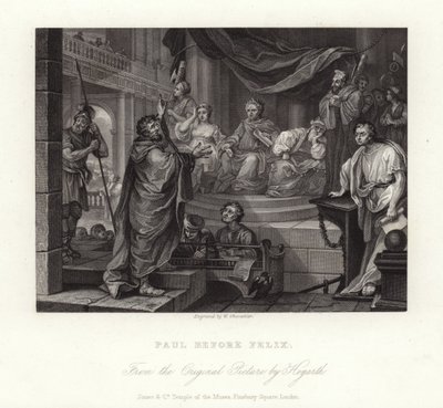 Paolo davanti a Felice da William Hogarth