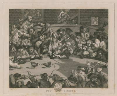 Biglietto della fossa da William Hogarth