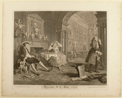 Tavola II, tratta da “Marriage à la Mode” da William Hogarth