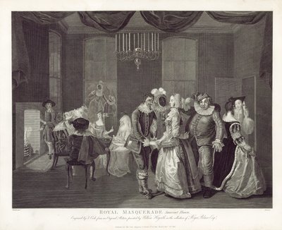 Mascherata reale, Somerset House da William Hogarth