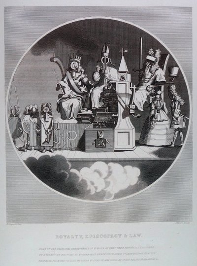 Realtà, episcopato e legge da William Hogarth