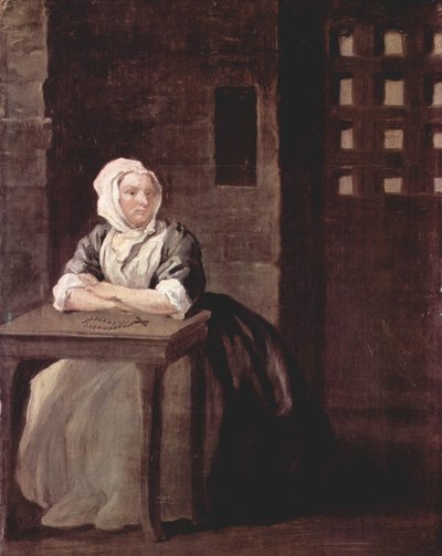 Sarah Malcolm (morta nel 1733) da William Hogarth
