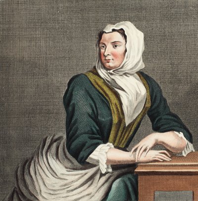 Sarah Malcolm nella prigione di Newgate, illustrazione da 