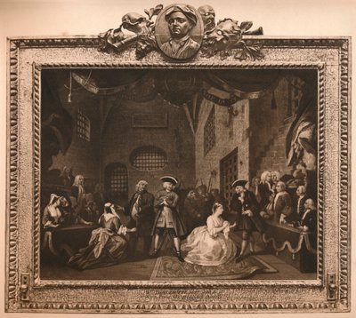 Scena da The Beggars Opera VI, 1731 da William Hogarth