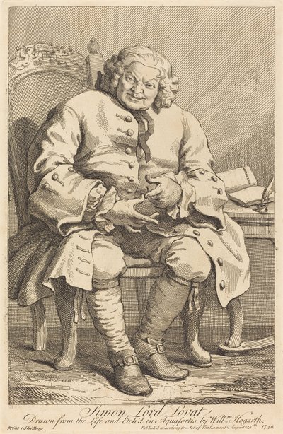 Simon Lord Lovat da William Hogarth