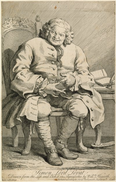 Simon Lord Lovat da William Hogarth