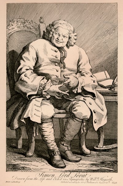 Simon, Lord Lovat, 1746 da William Hogarth