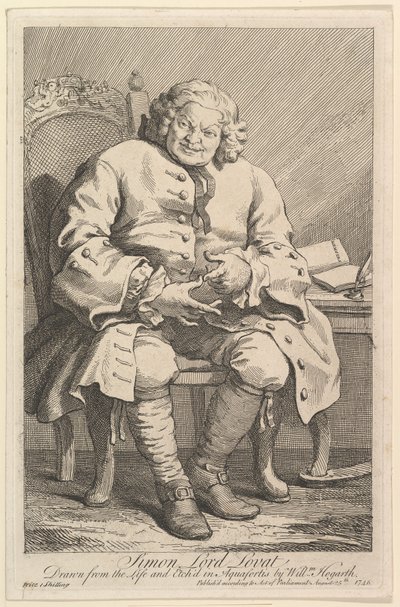 Simon Lord Lovat da William Hogarth