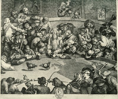 Sport nel XVIII secolo, c1720-1764, 1925 da William Hogarth