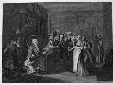 Giurare un bambino da William Hogarth