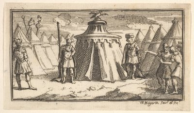 Rimozione della cintura militare o cintura John Beaver, punizioni militari romane da William Hogarth