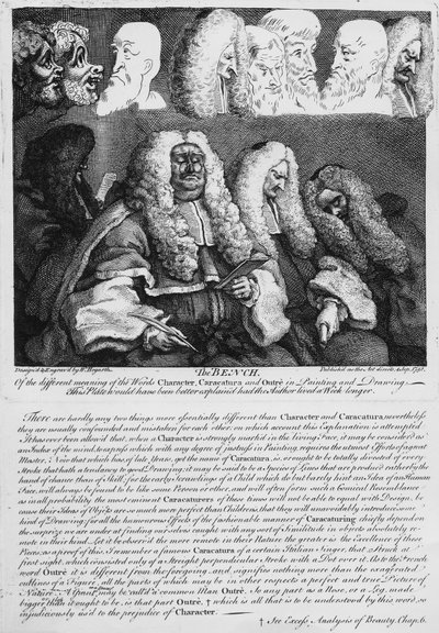 La panchina, 1758 da William Hogarth