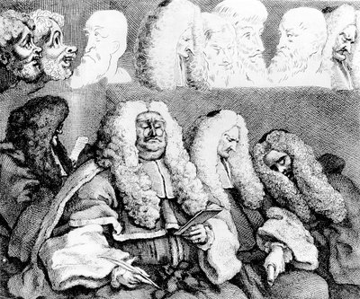 La panchina, 1758 da William Hogarth