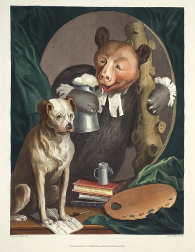 Il pugile Charles Churchill, una volta il reverendo, nel ruolo di un Ercole russo, illustrazione da 