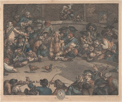 Sport Reale, Biglietto del Pozzo da William Hogarth
