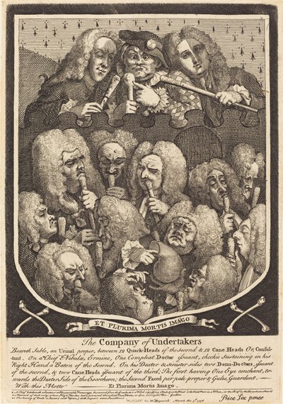 La compagnia degli impresari da William Hogarth