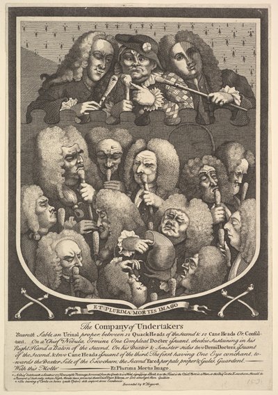 La compagnia degli impresari, dopo 1736 da William Hogarth