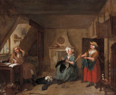 Il Poeta Afflitto da William Hogarth