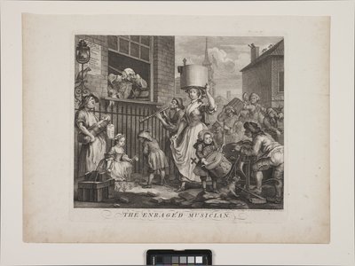 Il Musicista Infuriato da William Hogarth