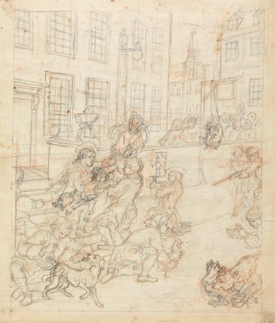 Il Primo Stadio della Crudeltà da William Hogarth