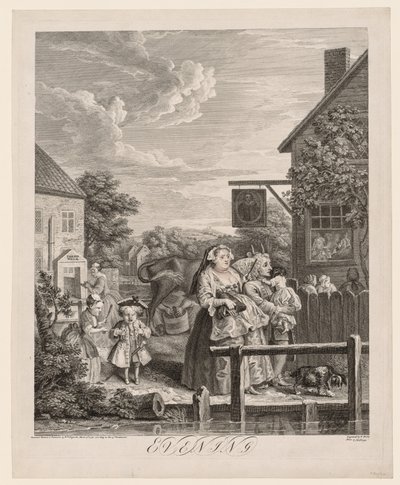 Le quattro ore del giorno: Sera da William Hogarth