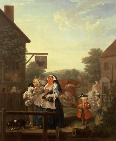 Le quattro ore del giorno: Sera, 1736 da William Hogarth