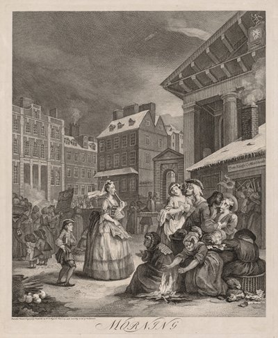 Le quattro ore del giorno: Mattina da William Hogarth