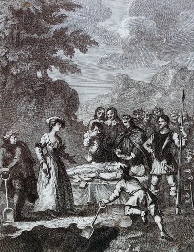 Il funerale di Chyrstom e Marcella che si difende di William Hogarth da William Hogarth
