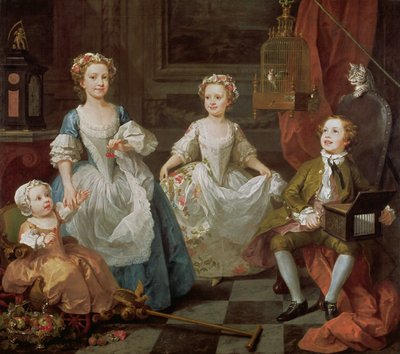 I bambini Graham, 1742 da William Hogarth