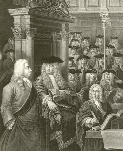 La Camera dei Comuni da William Hogarth