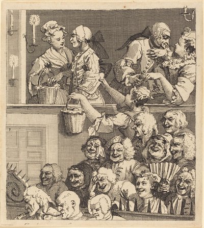 Il Pubblico che Ride da William Hogarth