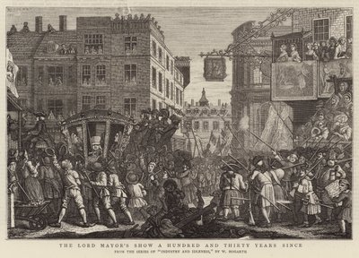 La Parata del Sindaco di Londra centotrenta anni fa da William Hogarth