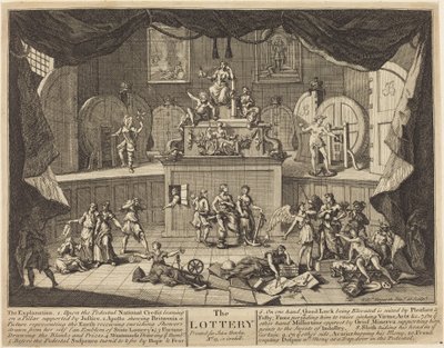 La lotteria da William Hogarth