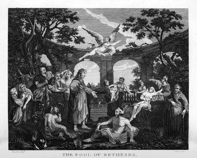 La Piscina di Bethesda di William Hogarth da William Hogarth