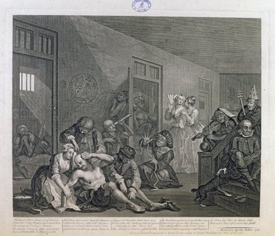 Il Libertino a Bedlam, tavola VIII da 