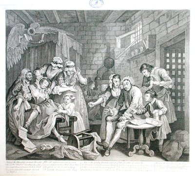 Il libertino in prigione, tavola VII, da 