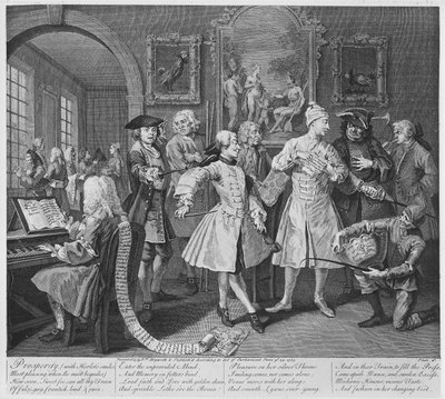 Il ricevimento del libertino, tavola II, da 