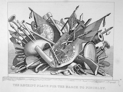La ricevuta per la marcia a Finchley, 1755 da William Hogarth