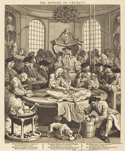 La ricompensa della crudeltà da William Hogarth