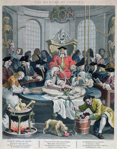 La Ricompensa della Crudeltà, da Le Quattro Fasi della Crudeltà, inciso da Thomas Cook (1744-1818) 1799 da William Hogarth