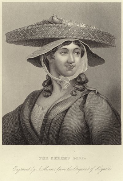 La ragazza dei gamberetti da William Hogarth