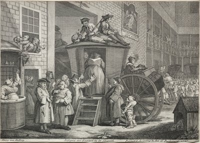 La diligenza da William Hogarth