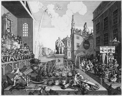 Il Tempo, Piastra II da William Hogarth