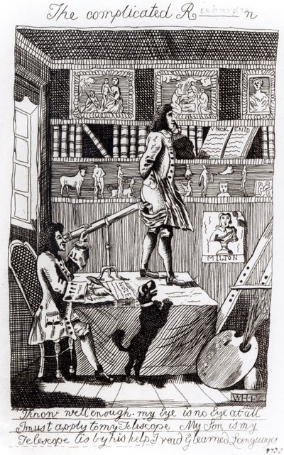 Il complicato Richardson, 1724 da William Hogarth