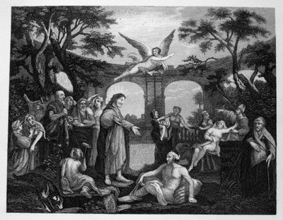 La piscina di Bethesda da William Hogarth