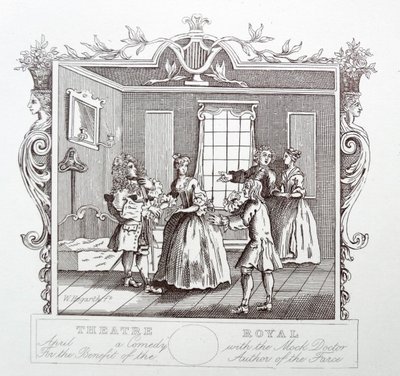 Teatro Reale; Drury Lane; Londra da William Hogarth