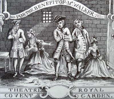 Biglietto per il teatro da William Hogarth